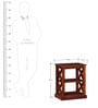 Monroe Solid Wood End Table in Honey Oak Finish