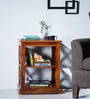Monroe Solid Wood End Table in Honey Oak Finish