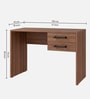 Rio Study Table in Planked Walnut Finish Rio Study Table in Planked Walnut Finish