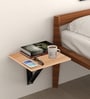 Rio Wall Mounted Folding Bedside Table (Set of 2) in Intel Beige Colour