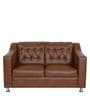 Vittoria Riosche Leatherette 2 Seater Sofa in Tan Colour