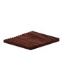 Ripple Brown Mango Wood (Set of 4) Table Coaster