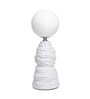 Ripple Forme Layered Ripple Ceramic Table Lamp White