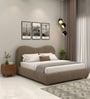 Ripple King Bed In Beige Finish