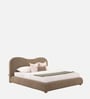 Ripple King Bed In Beige Finish