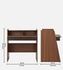 Ripple Study Table in Brown Colour