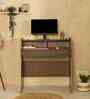 Ripple Study Table in Brown Colour
