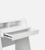 Ripple Study Table in White Colour
