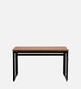 Rise  Adjustable Table Antique Wood Finish