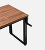 Rise  Adjustable Table Antique Wood Finish
