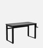 Rise Manual Height Adjustable Table In Black Color