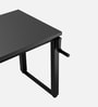 Rise Manual Height Adjustable Table In Black Color