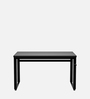 Rise Manual Height Adjustable Table In Black Color