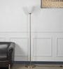Rise Single Light Uplighter Floor Lamp In Brass Finish