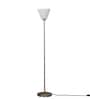 Rise Single Light Uplighter Floor Lamp In Brass Finish