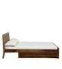 Risner Sheesham Wood King Size Bed With Drawer Storage In Provincial Teak Finish