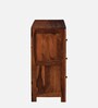 Ritmo Sheesham Wood Chest Of Drawers In Honey Oak Finish