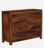 Ritmo Sheesham Wood Chest Of Drawers In Honey Oak Finish