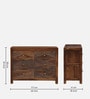 Ritmo Sheesham Wood Chest Of Drawers In Provincial Teak Finish