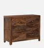 Ritmo Sheesham Wood Chest Of Drawers In Provincial Teak Finish