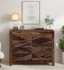 Ritmo Sheesham Wood Chest Of Drawers In Rustic Teak Finish