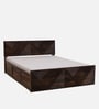 Ritmo Sheesham Wood Queen Size Bed In Provincial Teak Finish With Box Storage