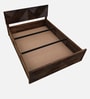 Ritmo Sheesham Wood Queen Size Bed In Provincial Teak Finish With Box Storage