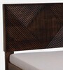Ritmo Sheesham Wood Queen Size Bed In Provincial Teak Finish With Box Storage