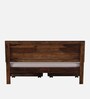 Ritmo Sheesham Wood Queen Size Bed In Provincial Teak Finish With Drawer Storage