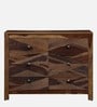 Ritmo Sheesham Wood Chest Of Drawers In Rustic Teak Finish
