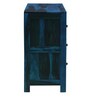 Ritmo Sheesham Wood Chest Of Drawers In Ocean Blue Finish
