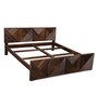 Ritmo Sheesham Wood King Size Bed In Provincial Teak Finish