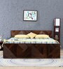 Ritmo Sheesham Wood King Size Bed In Provincial Teak Finish