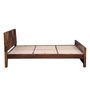 Ritmo Sheesham Wood King Size Bed In Provincial Teak Finish