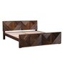 Ritmo Sheesham Wood King Size Bed In Provincial Teak Finish
