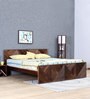 Ritmo Sheesham Wood King Size Bed In Provincial Teak Finish