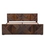 Ritmo Sheesham Wood King Size Bed In Provincial Teak Finish