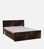 Ritmo Sheesham Wood Queen Size Bed In Provincial Teak Finish With Drawer Storage