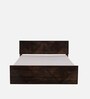 Ritmo Sheesham Wood Queen Size Bed In Provincial Teak Finish With Drawer Storage