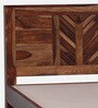 Tourconing Sheesham Wood Single Bed In Rustic Teak Finish