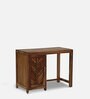 Ritz Sheesham Wood Study Table in Rustic Teak Finish