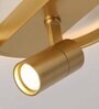 Ritz Square Gold Metal Ceiling Light