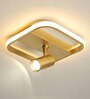 Ritz Square Gold Metal Ceiling Light