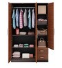 Ritz 3 Door Wardrobe With Drawer in Wenge Finish