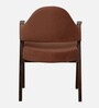 Ritzing Sheesham Wood Arm Chair In Walnut Finish And Mocha Mousse Colour
