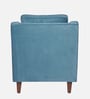 Ritzy Fabric 1 Seater Sofa In Blue Colour