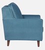 Ritzy Fabric 1 Seater Sofa In Blue Colour