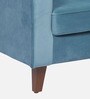 Ritzy Fabric 1 Seater Sofa In Blue Colour