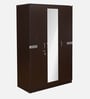 Riva 3 Door Wardrobe With Mirror In Wenge Finish