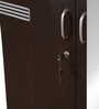 Riva 3 Door Wardrobe With Mirror In Wenge Finish